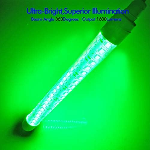 YIDAZN Подводни Риболов Светлина 12V 20W Супер-Светли LED, Ноќта Риболов Пронаоѓач, Риболов Привлекување, IP68 Лер Подводни Светилки