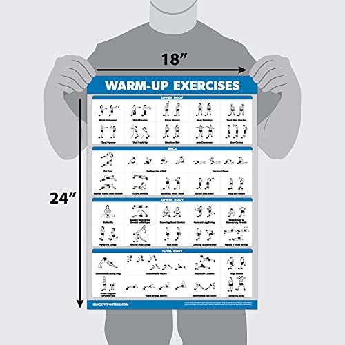 Палатата Учење 2 Пакет - Загрее Вежби + Отпор Бендови Вежбање - Наместете го на 2 Тренингот на топ Листите (Ламинат, 18 x 24)