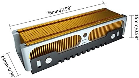 Baiko SSD Радијатор, Ладење Систем М. 2 Цврста Состојба Диск Heatsink Топлинска Цевка Heatsink Вест Чист Бакар Компатибилен со Nvme