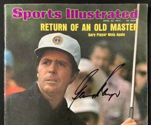 Гери Играч Потпиша Спорт Ѕ 4/22/74 Немаат Етикета PGA Голф Мајстори Авто JSA - Autographed Голф Списанија