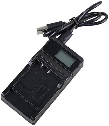 LCD Микро USB Батеријата е Апарат за полнење за на Panasonic Lumix DMC-FX50, DMC-FX100 Дигитална Камера
