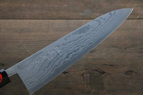 Сина Челик No. 2 17 Слој Дамаск Gyuto Јапонски Готвач Нож 210mm Со Magnolia Рачка (Ferrule: Вода Биволи), Со TTKing
