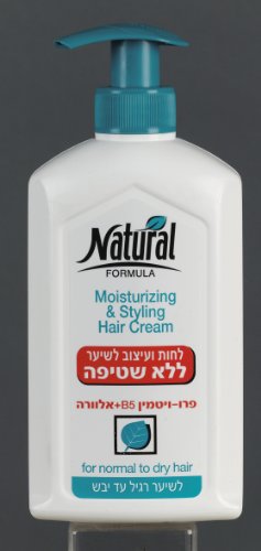 Природната Формула Алое Вера Про-витамин Б5 Навлажнувачки & Стилизирање на Косата Крем за Нормална до Сува Коса 12 Пакет