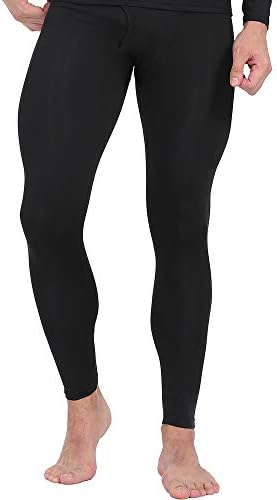 MANCYFIT Термички Панталони за Мажите Долго долна облека Bottoms Компресија База Слој Leggings