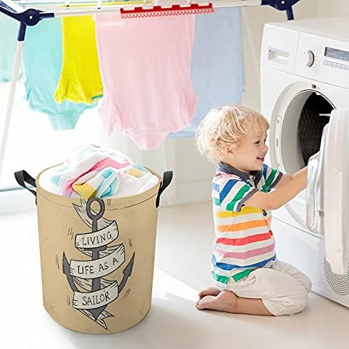 Перење Забавува Расклопна Складирање Кошница Со Лесна За Носење, Се Справува Со Водоотпорен Круг За Бебе Производи Играчки Спалната