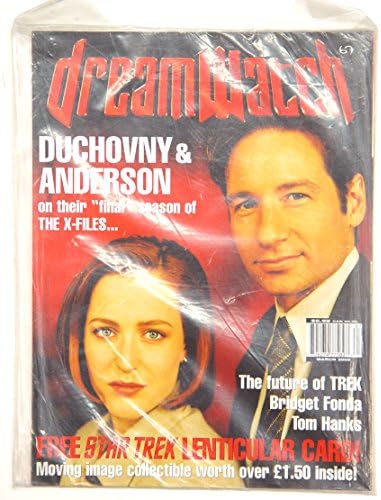 Dreamwatch Списание Март 2000 David Duchovny & Gillian Anderson на маска