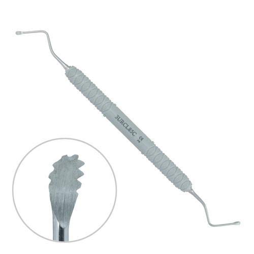 Osung Хируршки Curette, CL85, Лукас, Serrated Нож, 3URCL85C