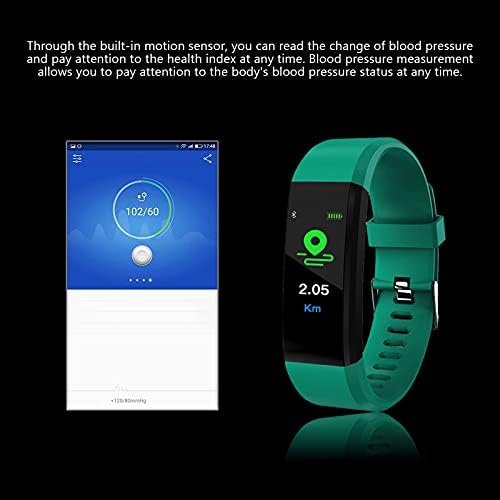 Niaviben Bluetooth Smart Watch Спортски Здравје и Фитнес Pedometer Водоотпорен Боја Smart Watch 0.96 инчен за Android 4.4 Над/iOS