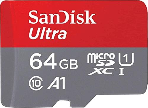 Ултра 64GB MicroSDXC Работи за Canon EOS Р Плус Потврдена од страна на SanFlash и SanDisk (A1/C10/U1/8k/120MBs)