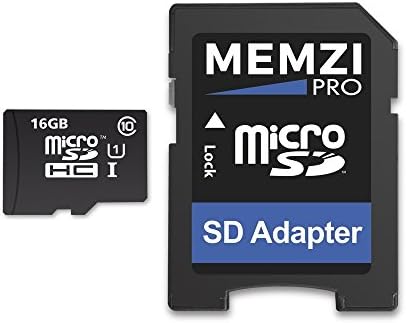 MEMZI ПРО 16GB Класа 10 90MB/s Микро SDHC Мемориска Картичка со SD Адаптер за ZTE Grand Серија на мобилните Телефони