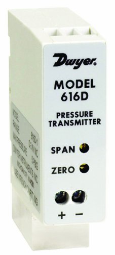 Дваер Серија 616D DIN Железнички Диференцијални Притисок Предавателот, 0-200WC Опсег