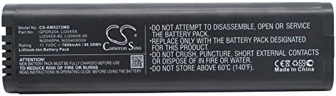 Замена на батеријата за ANRITSU 989803129131 GPDR204 LI204SX-60 LI204SX-60A LI204SX-66 LI204SX-66A NI2040 NI2040A22 NI2040A24 NI2040HD24
