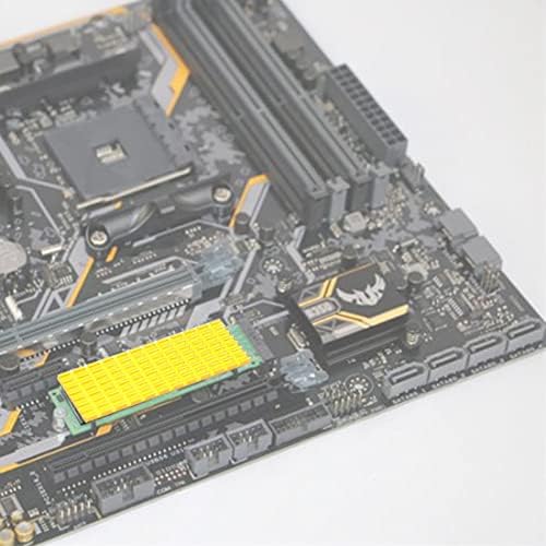 Надгради Heatsink Кулер Кул Перка Термички Проводници Лепило за M. 2 за NGFF 2280 PCI-E за NVME SSD 70 * 22mm Дебелина 3/6mm (Дебелина