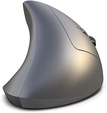 Компјутерски Додатоци, Ергономски Глушец Ергономски Безжична Вертикална Глувчето за Лаптоп за Компјутер(Сив)