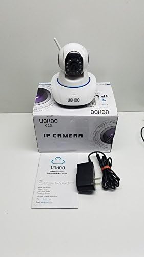 IP Камера, UOKOO 720P WiFi Безбедносна Камера Интернет Надзор Камера Вграден Микрофон, Пан/Навалите со 2-Начин Аудио,Бебе Видео Монитор,