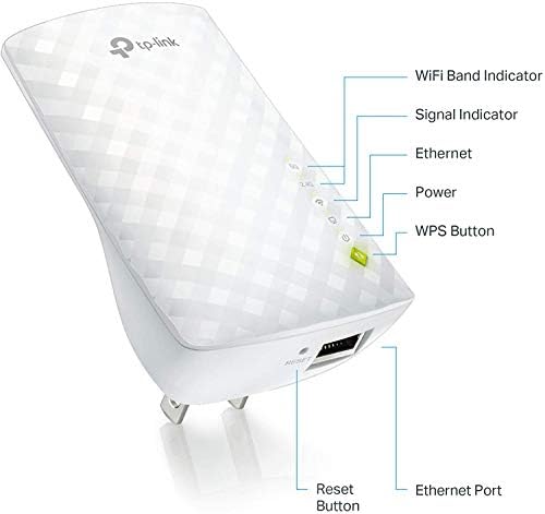 TP-Link AC750 WiFi Extender (RE220), ги Опфаќа До 1200 Квадратни.ft и 20 Уреди, До 750Mbps Двојна Бенд WiFi Range Extender, WiFi
