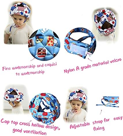 DFGHJ Бебе Безбедност Шлем на Главата Покривки за Заштита на Деца Анти-Падот Капа Дише Shockproof Antislip Бебе Капа за Водење на