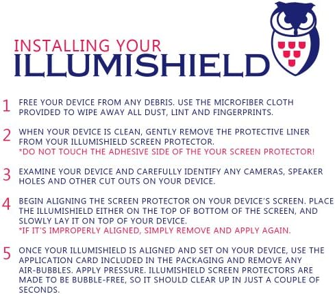 iLLumiShield Екран Заштитник Компатибилен со Samsung Galaxy S5 (3-Pack) Јасно HD Shield Анти-Меур и Анти-Отпечатоци PET) Филм