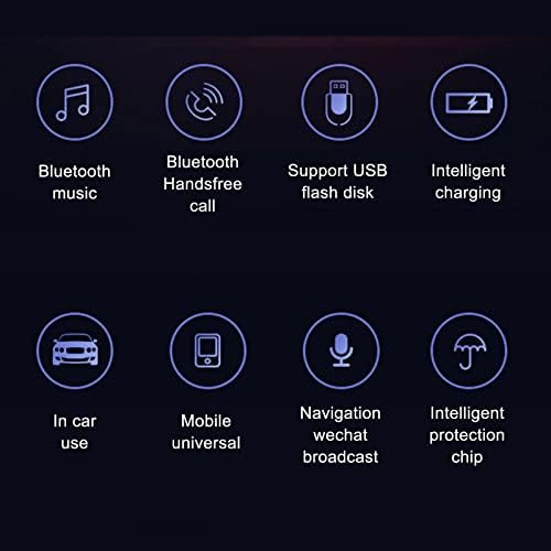 Безжична Bluetooth, FM Адаптер за Радио - Bluetooth 5.0 FM Предавател за Автомобили - Музика музички Плеер FM Предавателот - сет