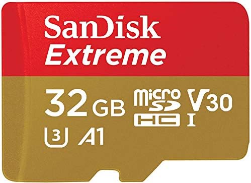 SanDisk 32GB Екстремни за Мобилни Игри microSD UHS-I Картичка - C10, U3, V30, 4K, А1, Micro SD - SDSQXAF-032G-GN6GN