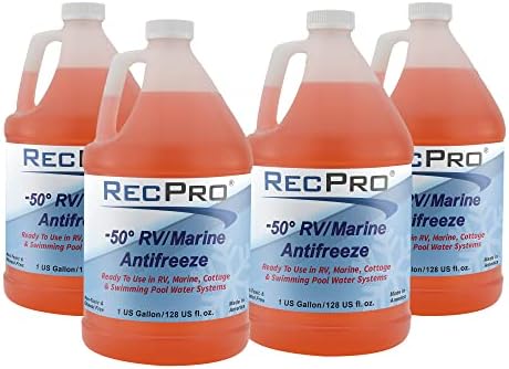 RecPro RV Antifreeze -50°F Заштита од Не-Токсични (4 Парчиња)