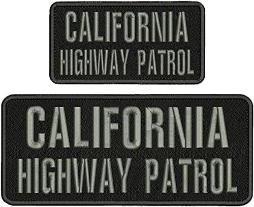 Извезена Patch - Лепенки за Жени Човек - Калифорнија Highway Patrol