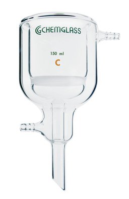 Chemglass CG-1403-02 Серија CG-1403 Јакна Филтер Инка, Груба Frit, 30 mL Капацитет