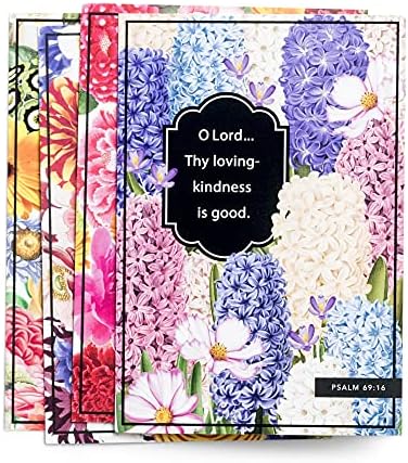 DaySpring Размислување на Вас - Инспиративни Заградени Картички - Диви Цвеќиња - 60936,Мулти