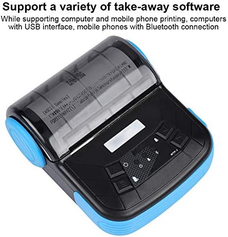 WESE Термички Печатач, Бил Печатач USB Ниско ниво на Бучава Лесни за Статистика за Учење/iOS /(1)