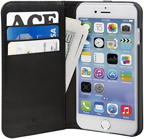 Хексадецимален Икона Паричникот Случај за iPhone 7 - Црно/Бело Stingray