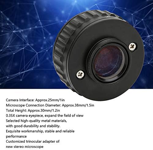 0.35 X CTV Микроскоп Адаптер за Монтирање на Адаптерот на Објективот на Камерата Адаптер за Trinocular Стерео Микроскоп Интерфејс