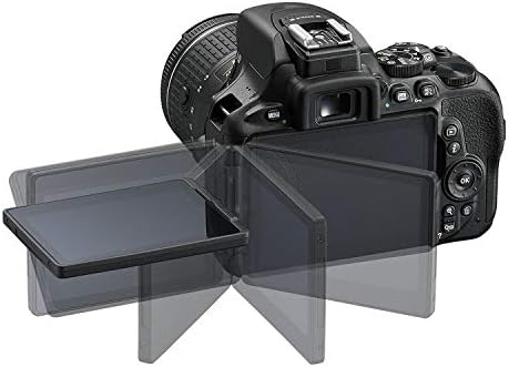 Nikon D5600 w/AF-СТР DX NIKKOR 18-55мм f/3.5-5.6 G VR + Случај + 32GB SD Картичка (15pc Пакет)