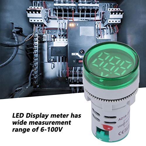 Мини дигитален LED Дисплеј Voltmeter,6-100V Висока Точност LED Voltmeter Сигнал Светлина Дигитален Дисплеј DC волтметар Индикатор