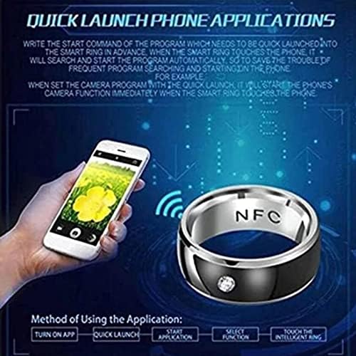 Haiwae Креативни Водоотпорен Smart NFC ????ing, Изградена-во Ултра-Чувствителни NFC Чип на Универзал за паметен Телефон, на Сите Круг на Сетилните Технологија погоден за носен?