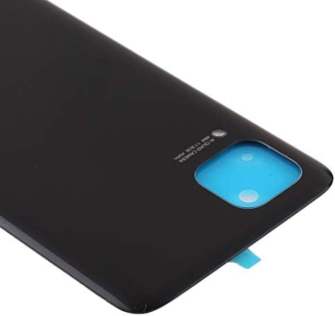DUANDETAO Мобилен Телефон Покрие Вратата за Батеријата на Задниот Поклопец за Huawei P40 Лајт(Црна) мобилни Телефони Замена на Делови