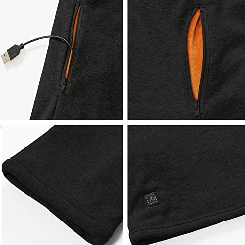 ZJHTK Загрева долна облека Панталони Зимската Термална USB Smart Контрола на Температура Поставата и Топло, Удобно Дише