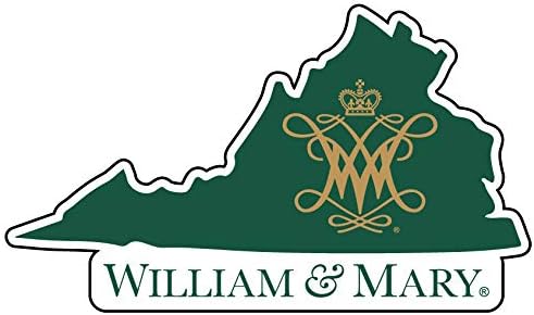 Вилијам и Мери Племе Винил Decal-NCAA Државата во Облик на Налепница