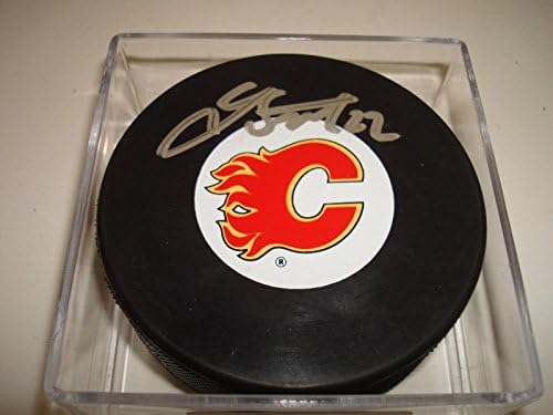 Ли Stempniak Потпишан Калгари Пламен Хокеј дух пакостник Autographed a - Autographed NHL Пакови