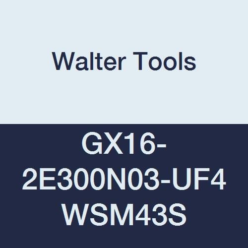 Валтер Алатки GX16-2E300N03-UF4 WSM43S Карбид Тигар-Тец Grooving Indexable Вртење Insert, 0.012 Агол Радиус (Пакување од 10)