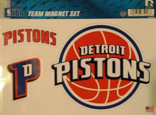 Рико НБА Детроит Пистонс Тим Магнет Сет