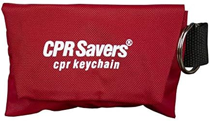 CPR Штедачи & Прва Помош Снабдување CPR Лице Shield Маска Keychain Комплет со Ракавици за CPR Обука и Спасување (1, N).