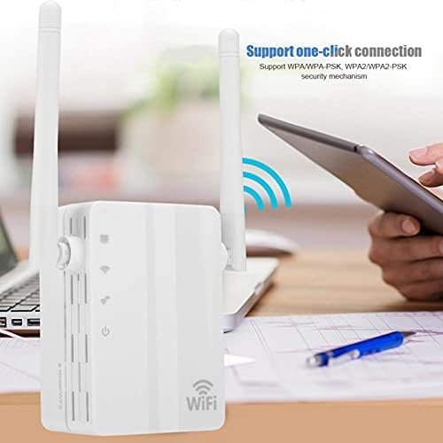 Tangxi 300Mbps Домашна WiFi Repeater, Plug and Play 802.11 n Двојна Антена Домашна WiFi Repeater Домашна WiFi Extender Repeater Безжична