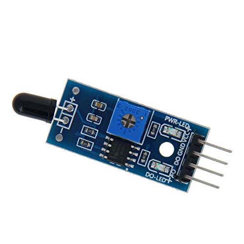 Fielect IR Пламен Сензор Модул Детектор 4 Pin Температура за Откривање на Arduino