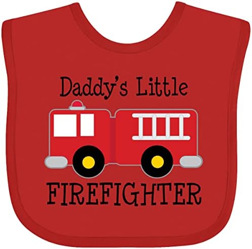 Inktastic Татко е Малку Пожарникар Бебе Лигавче