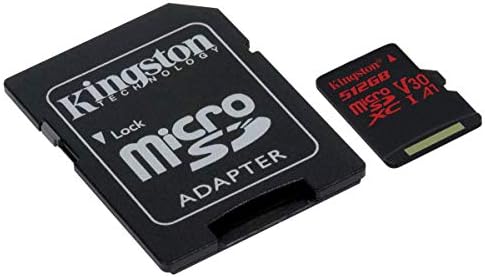 Професионални MicroSDXC 512GB Работи за DragonTouch M7Card Обичај Потврдена од страна на SanFlash и Кингстон. (80MB/s)