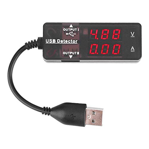 USB Метар, Двоен Дисплеј Дигитални Multimeter Voltmeter Ammeter, Мултифункционални Електрични Тестер на Напон, Струја Моќ Капацитетот